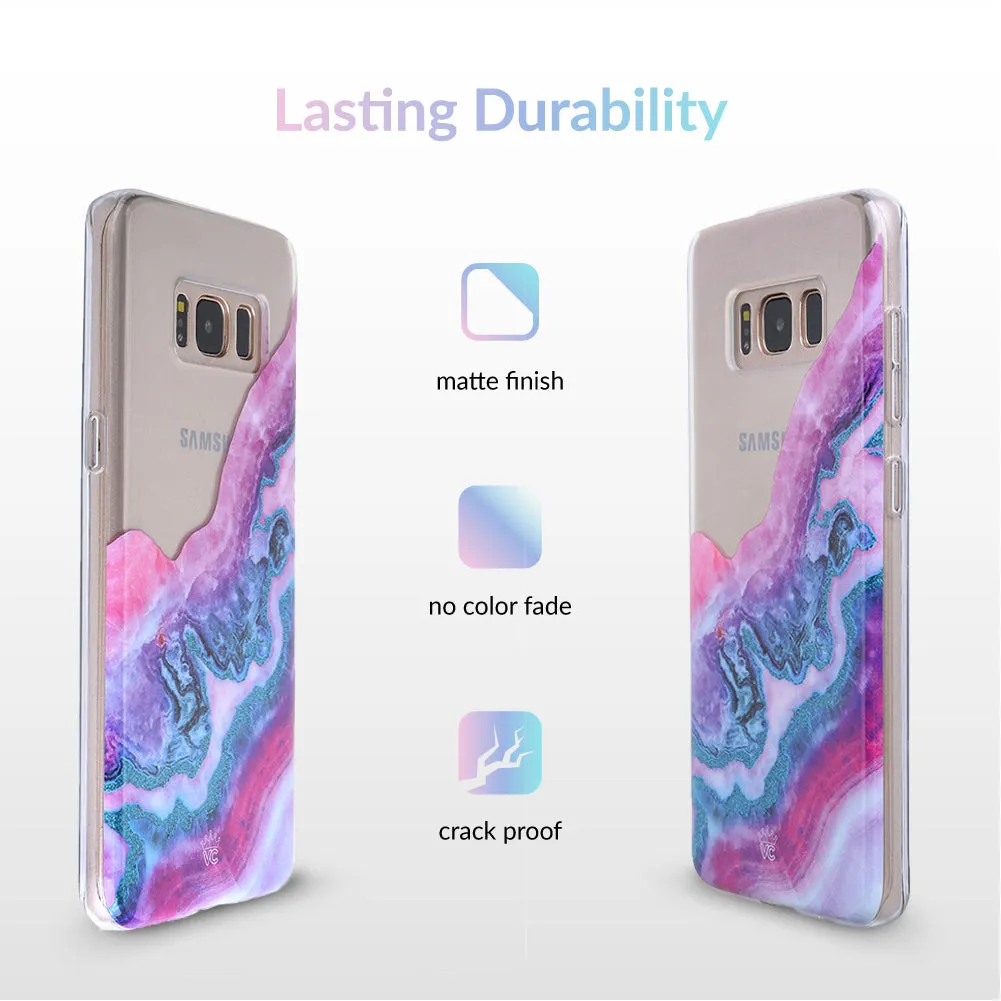 Geode Glitter Clear Samsung Case