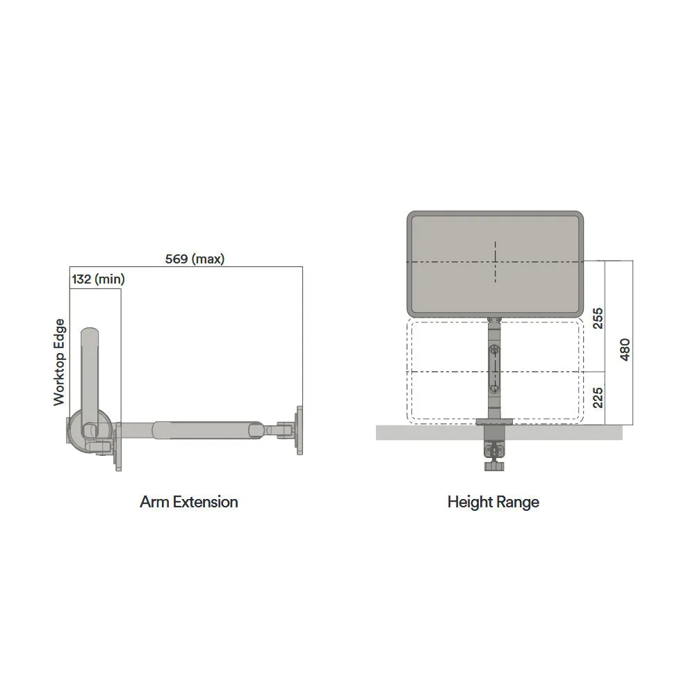 Glider Single Monitor Arm