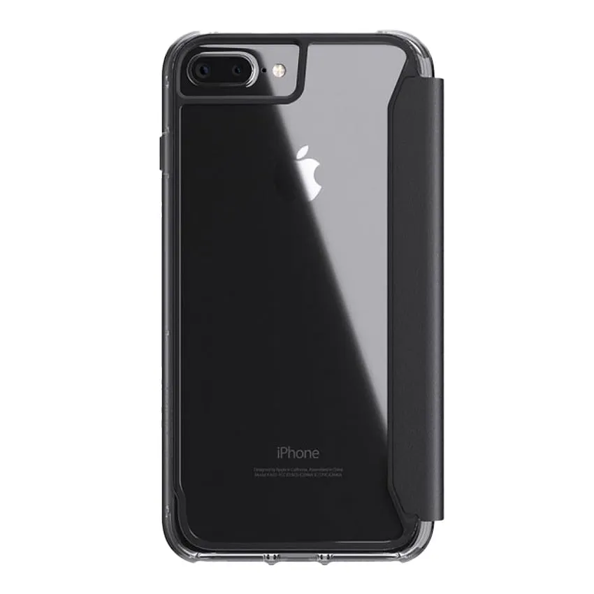 Griffin Survivor Clear Black Wallet iPhone 6/7/8 Plus Case TA43988