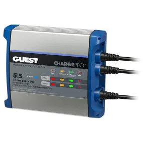 Guest 2711A 10A 2 Bank 120V Input Battery Charger