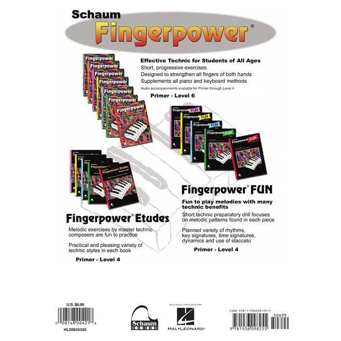 Hal Leonard HL00645335 Fingerpower Level One For All Piano Methods