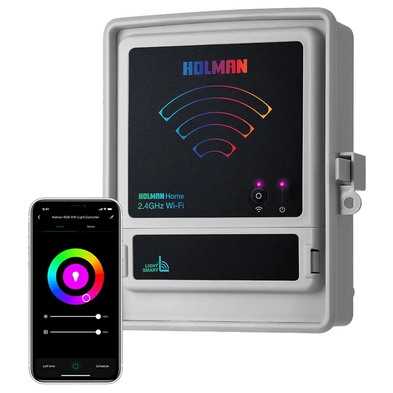 Holman RGB Colour Wi-Fi Garden Light Controller - Grey