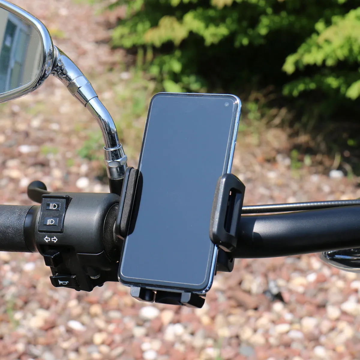 Hot Leathers MPA1805 Black Motorcycle Cell Phone Holder