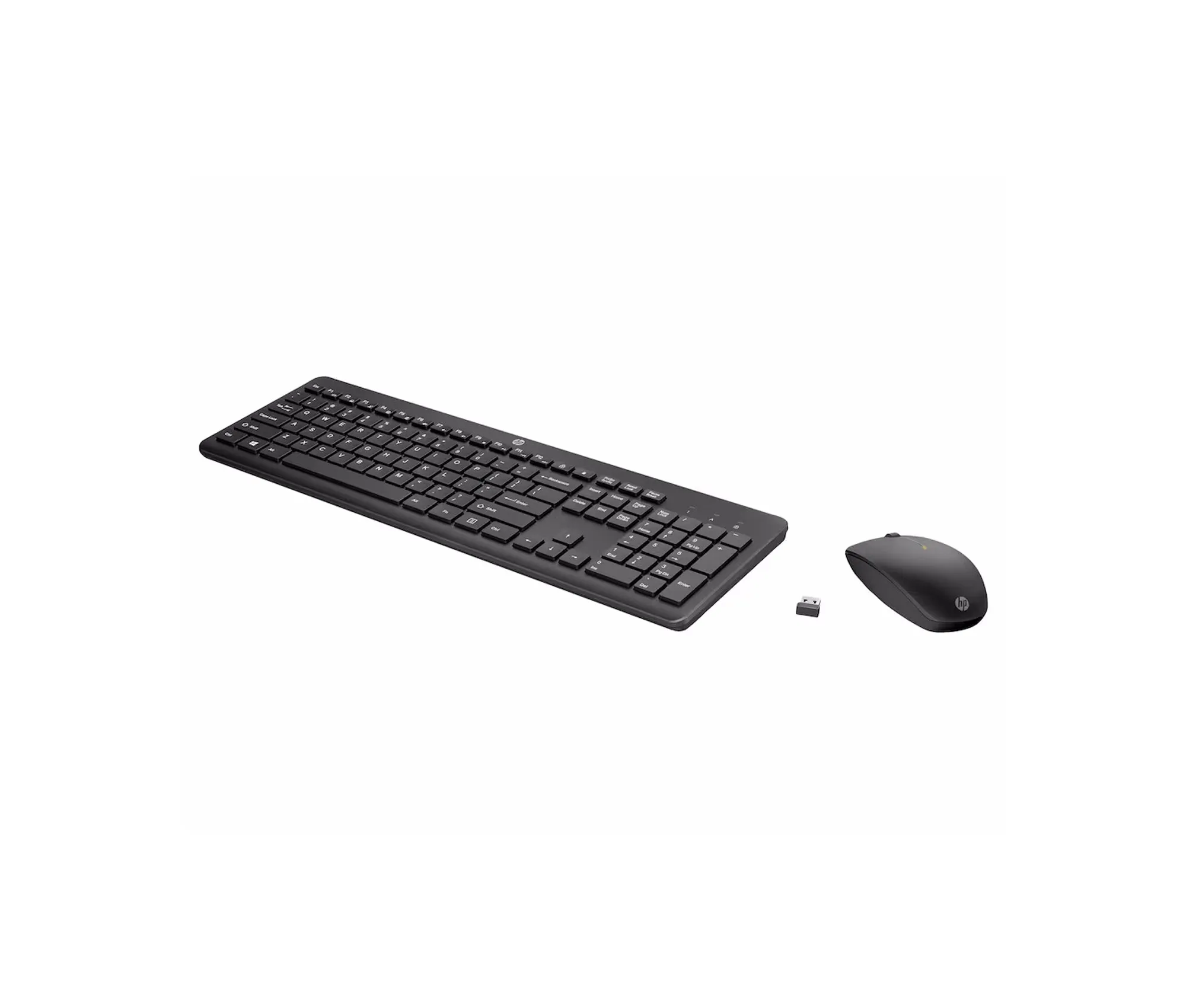 HP 230 Wireless Mouse & Keyboard Black 18H24AA, NEW