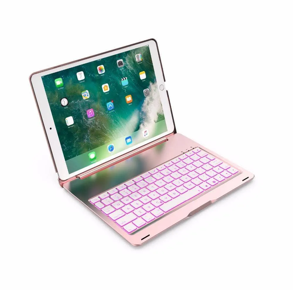 Illumina Backlit Aluminum Wireless Bluetooth Keyboard Case iPad Air 3 2019