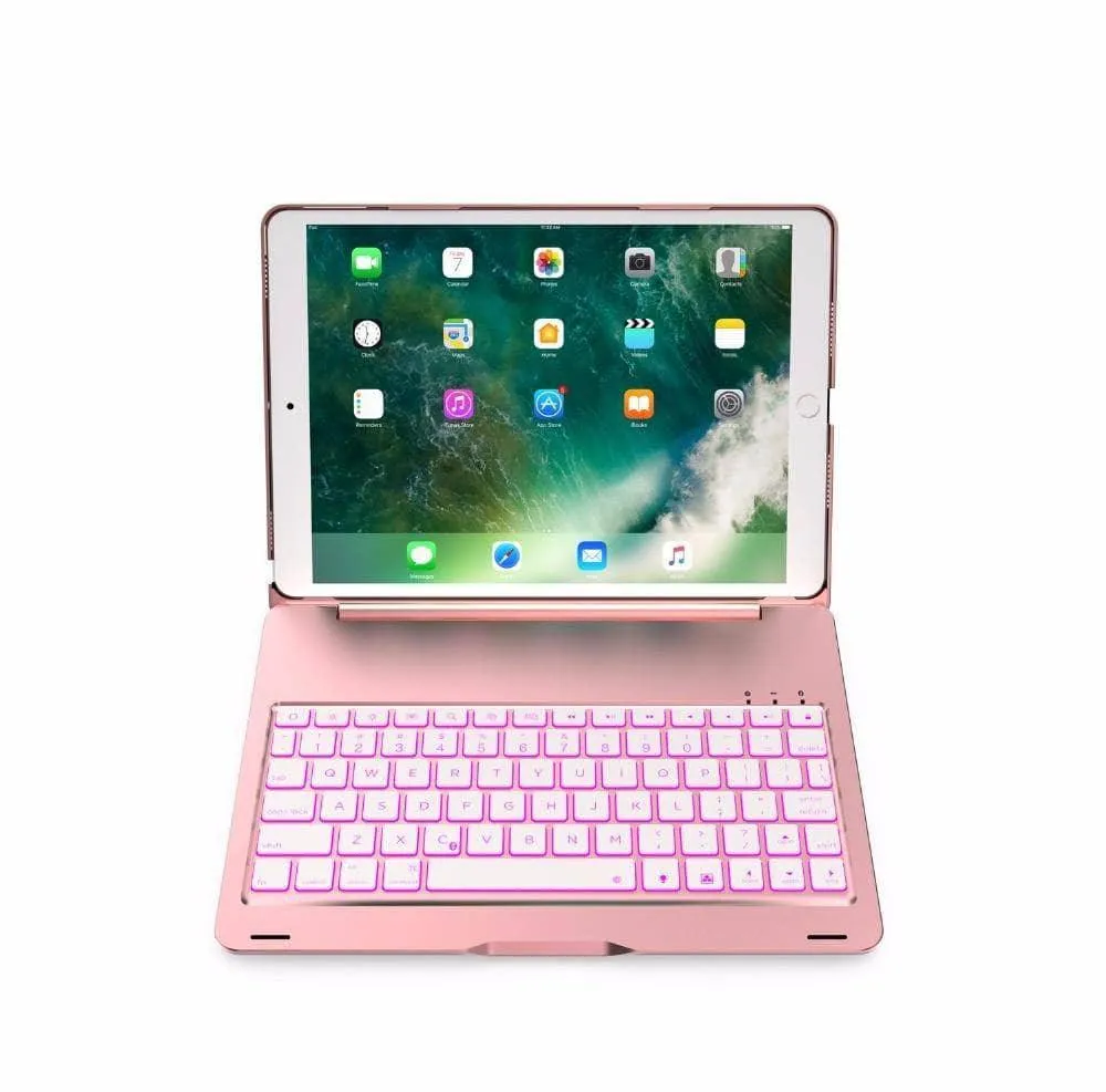 Illumina Backlit Aluminum Wireless Bluetooth Keyboard Case iPad Air 3 2019