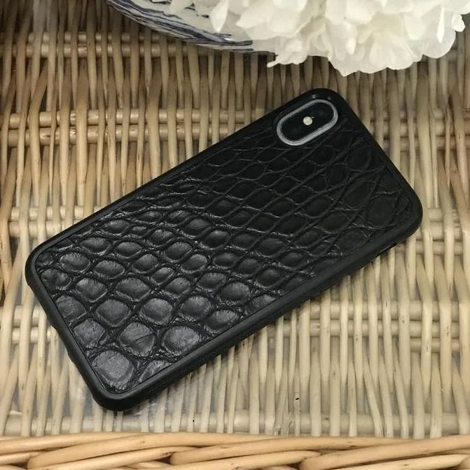 INLAY IPHONE CASES IN ALLIGATOR, VARIOUS SIZES - MADE TO ORDER