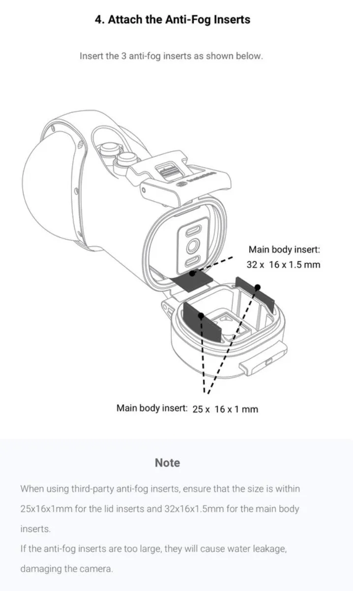 Insta360 ONE R/RS Dive Case - For 360 Lens Dive Case   Vertical Battery Base