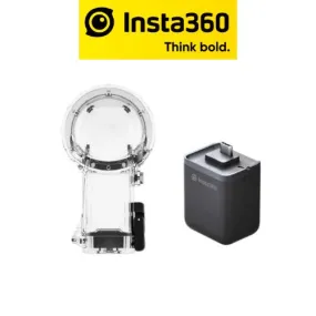 Insta360 ONE R/RS Dive Case - For 360 Lens Dive Case   Vertical Battery Base