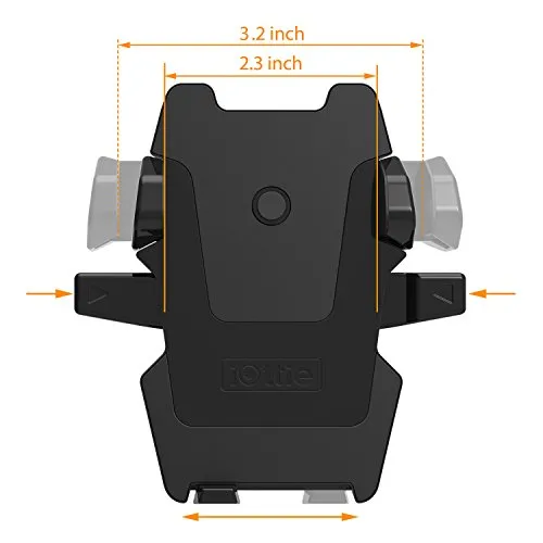 iOttie Easy One Touch 2 Car Mount Holder Universal Phone Compatible with IPhone XS Max R 8/8 Plus 7 7 Plus 6s Plus 6s 6 SE Samsung Galaxy S8 Plus S8 Edge S7 S6 Note 9