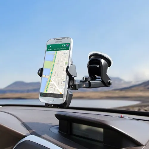 iOttie Easy One Touch 2 Car Mount Holder Universal Phone Compatible with IPhone XS Max R 8/8 Plus 7 7 Plus 6s Plus 6s 6 SE Samsung Galaxy S8 Plus S8 Edge S7 S6 Note 9