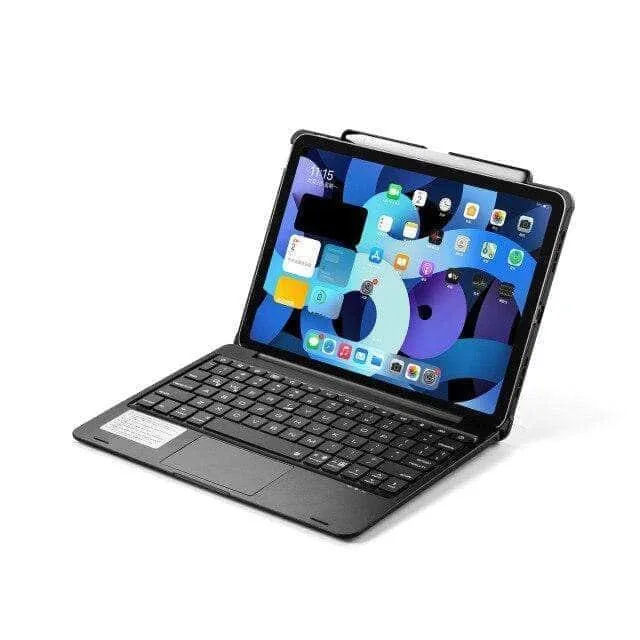 iPad Air 5 2022 Touchpad Backlit Wireless Bluetooth Pen Holder Keyboard Case