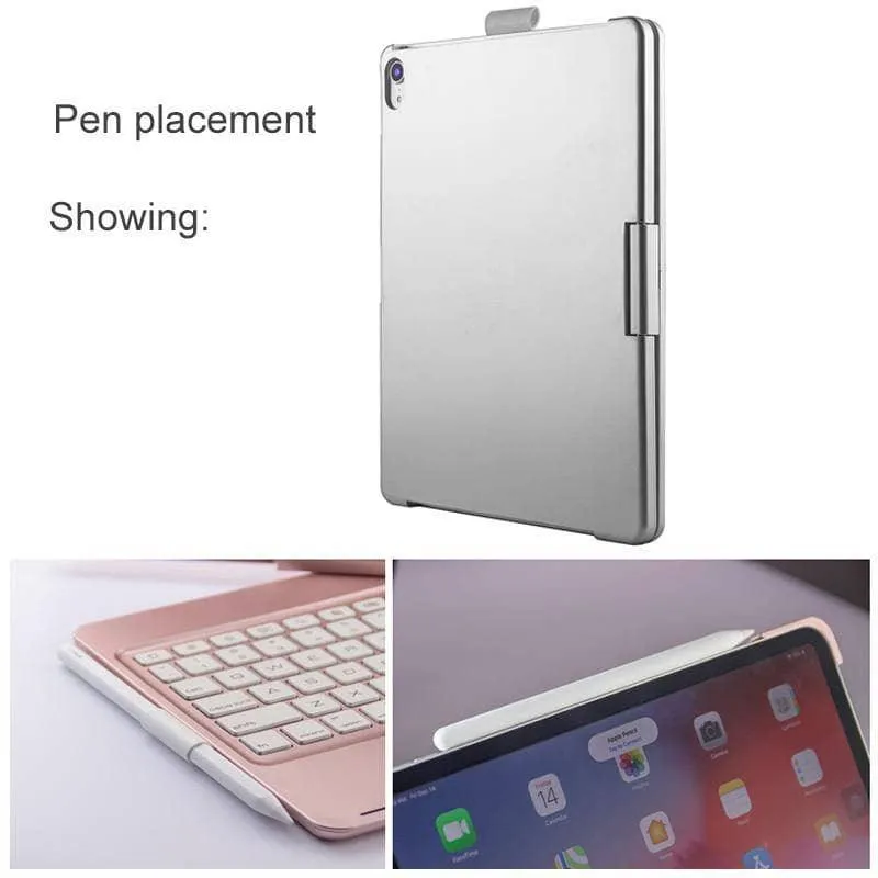 iPad Pro 11 2018 360 Rotation Bluetooth Wireless Backlit Keyboard Case A1980