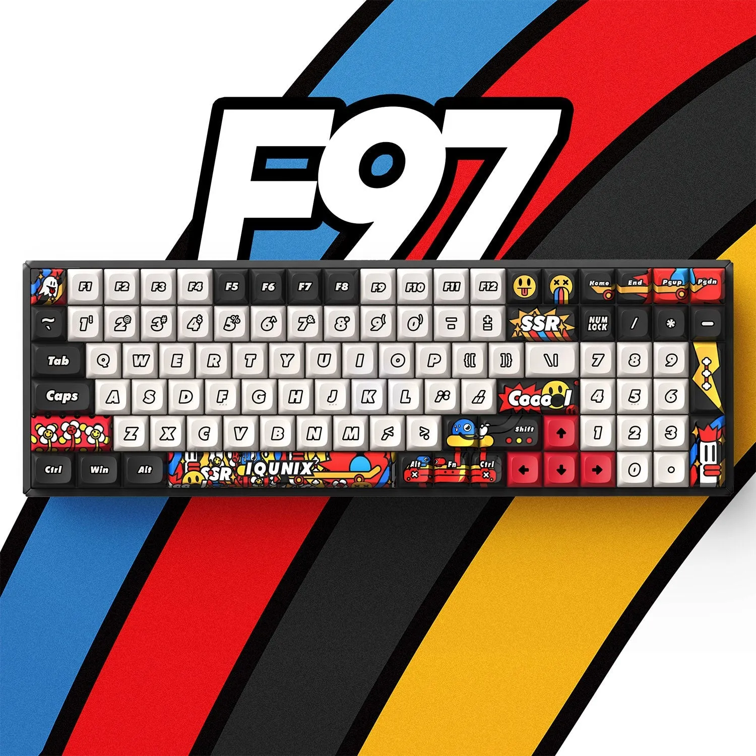 IQUNIX F97 Graffiti Diary Wireless Mechanical Keyboard