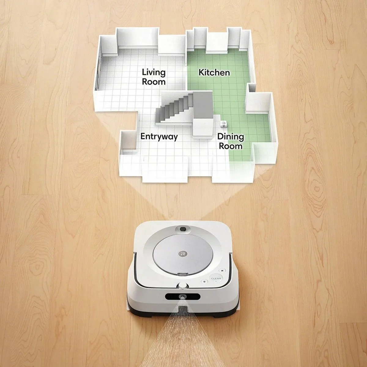 iRobot Braava jet m6 Wi-Fi 連接機器人拖把