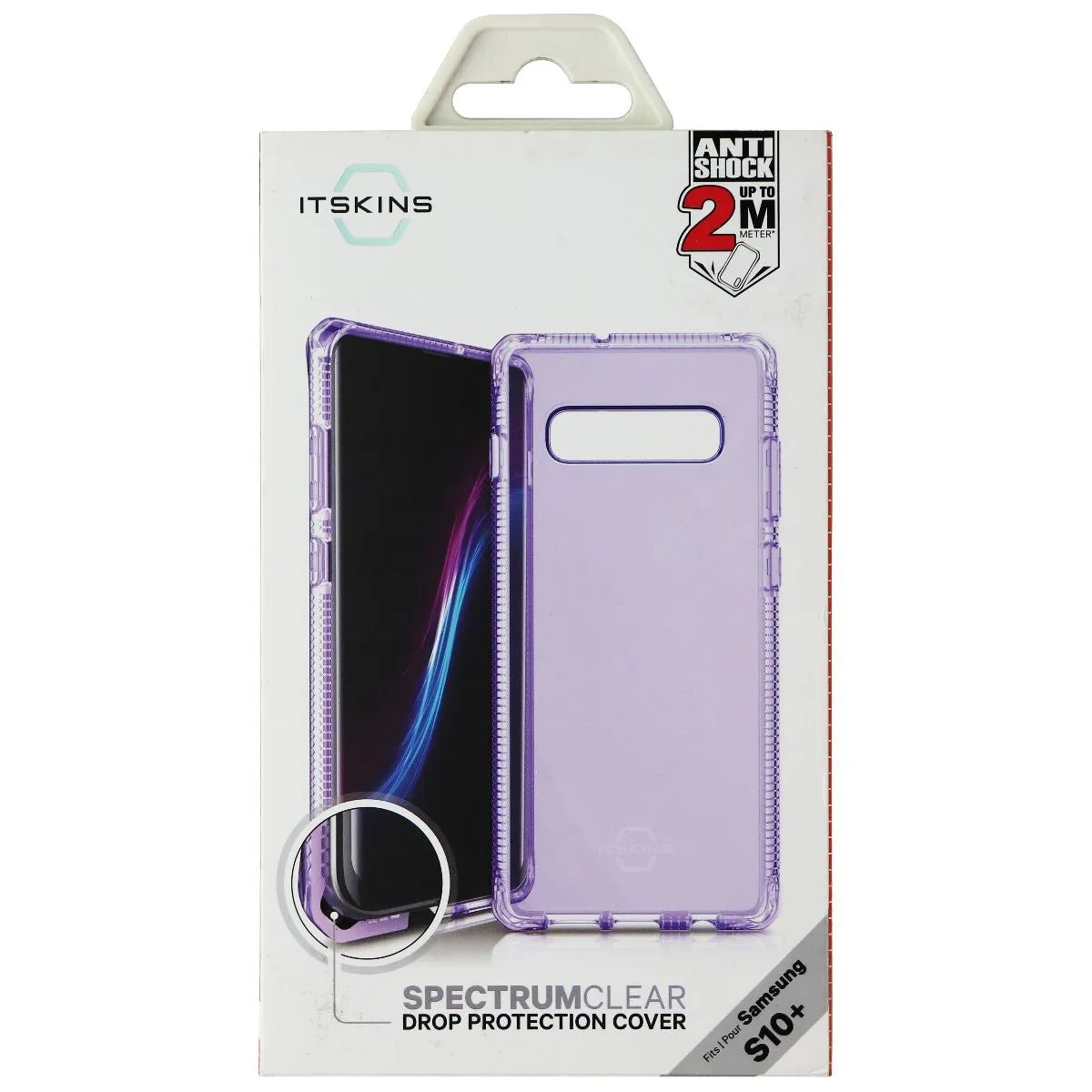 Itskins Spectrum Clear Series Case for Samsung Galaxy (S10 ) - Clear Purple