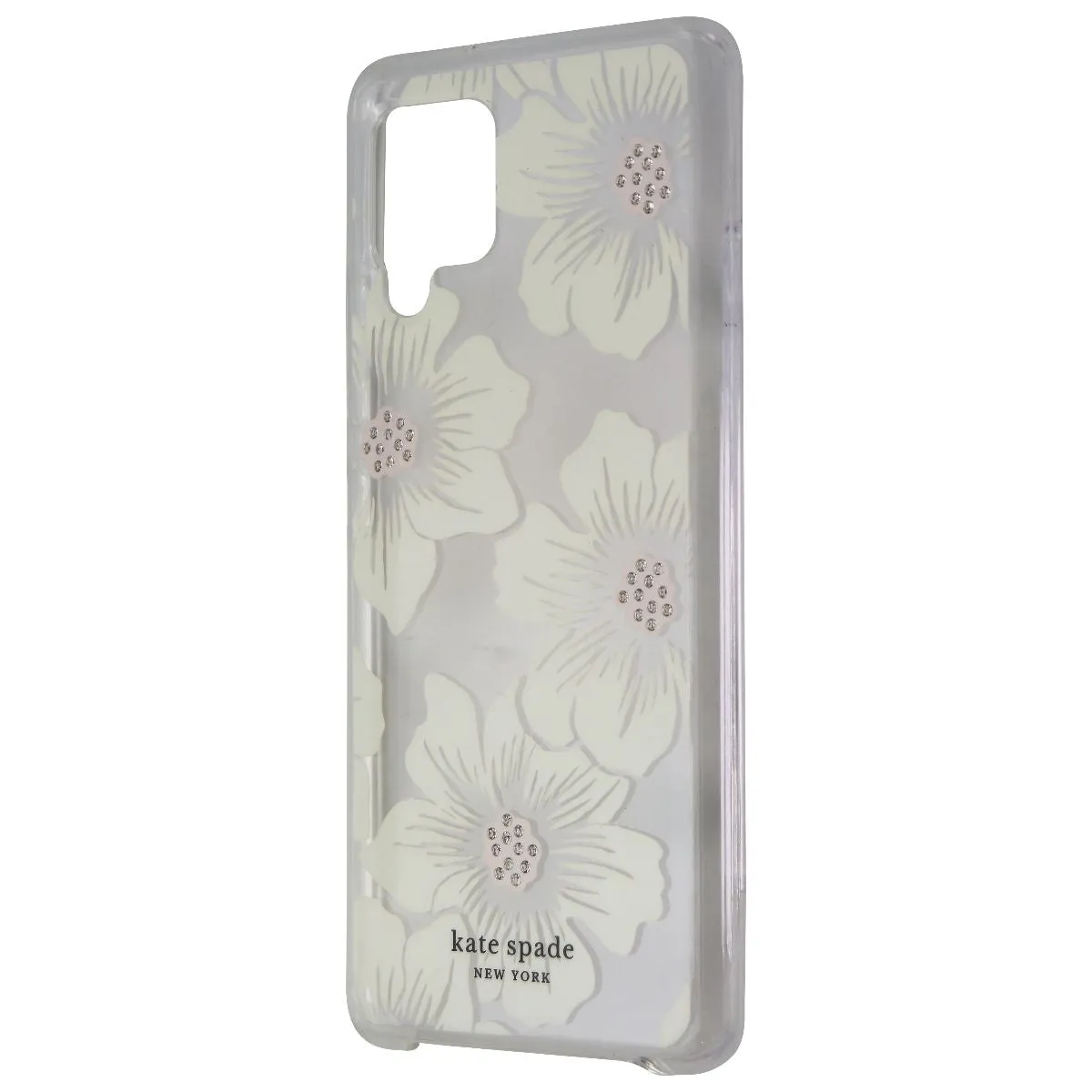 Kate Spade Hardshell Case for Samsung Galaxy A42 5G - Hollyhock Floral Clear