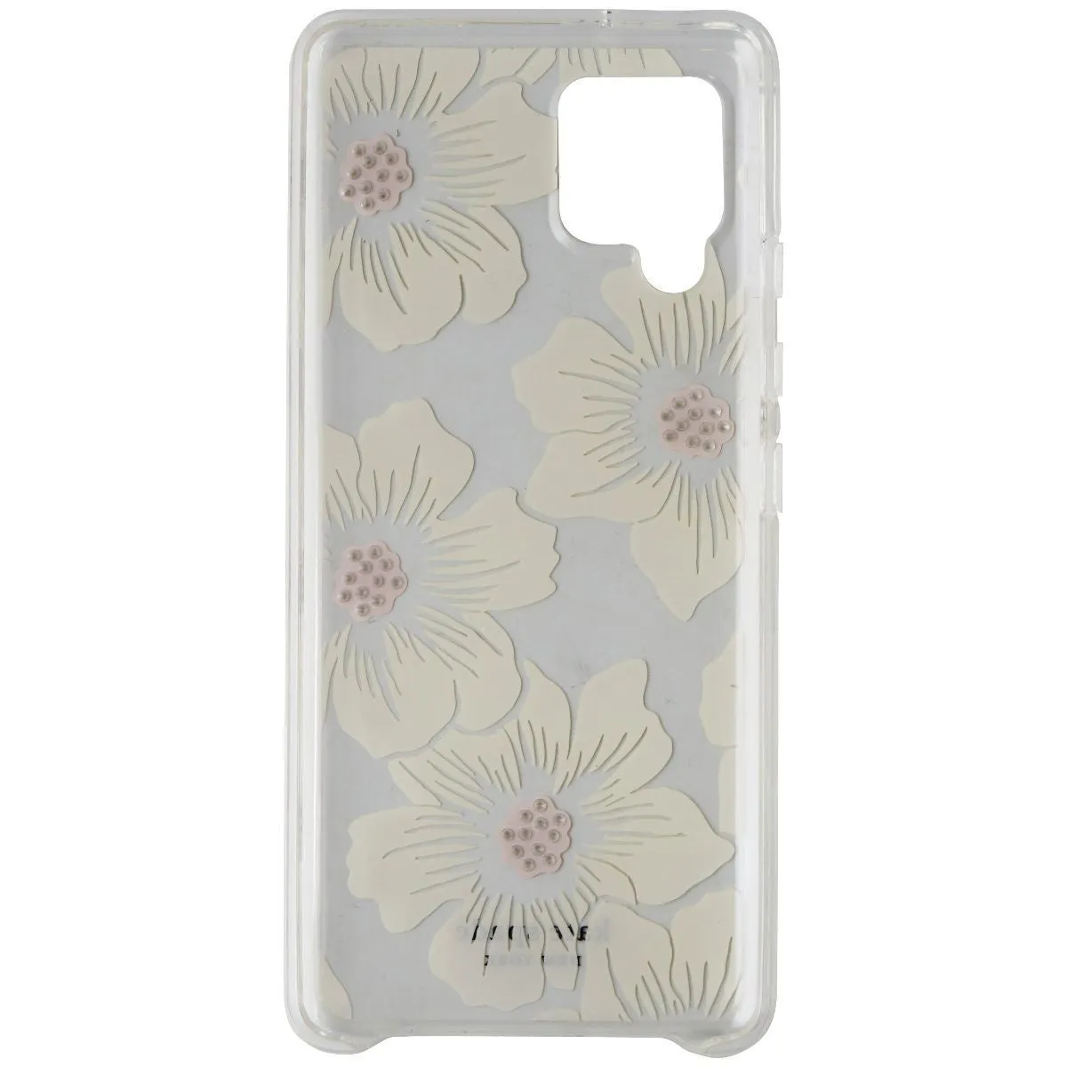 Kate Spade Hardshell Case for Samsung Galaxy A42 5G - Hollyhock Floral Clear