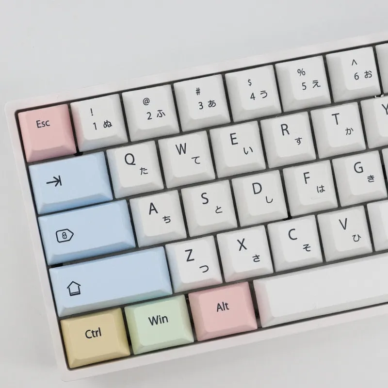 Kawaii keycaps without keyboard | Cute keycaps set | Japanese keycaps set