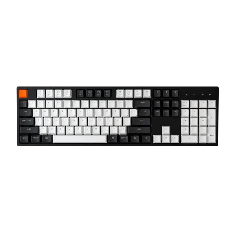 Keychron C2 104 Key Gateron Hot-Swappable Mechanical Wired Keyboard Rgb Red Switches