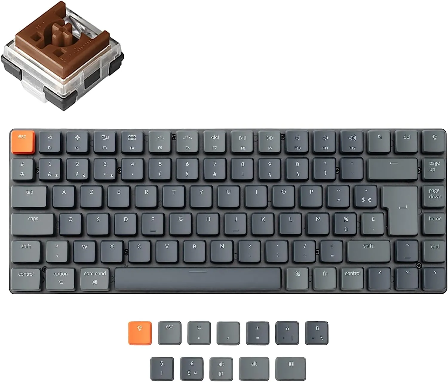 Keychron K3 Ultra-slim Wireless Mechanical Keyboard (FR-ISO Layout) -Version 2