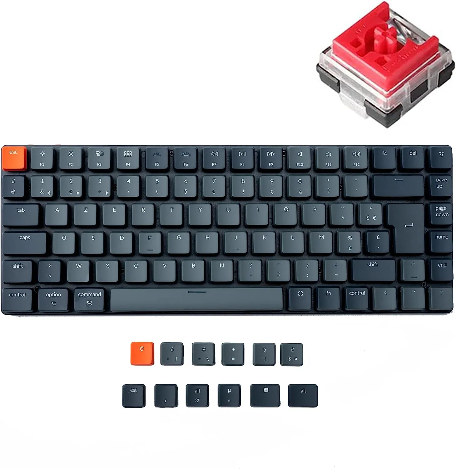 Keychron K3 Ultra-slim Wireless Mechanical Keyboard (FR-ISO Layout) -Version 2