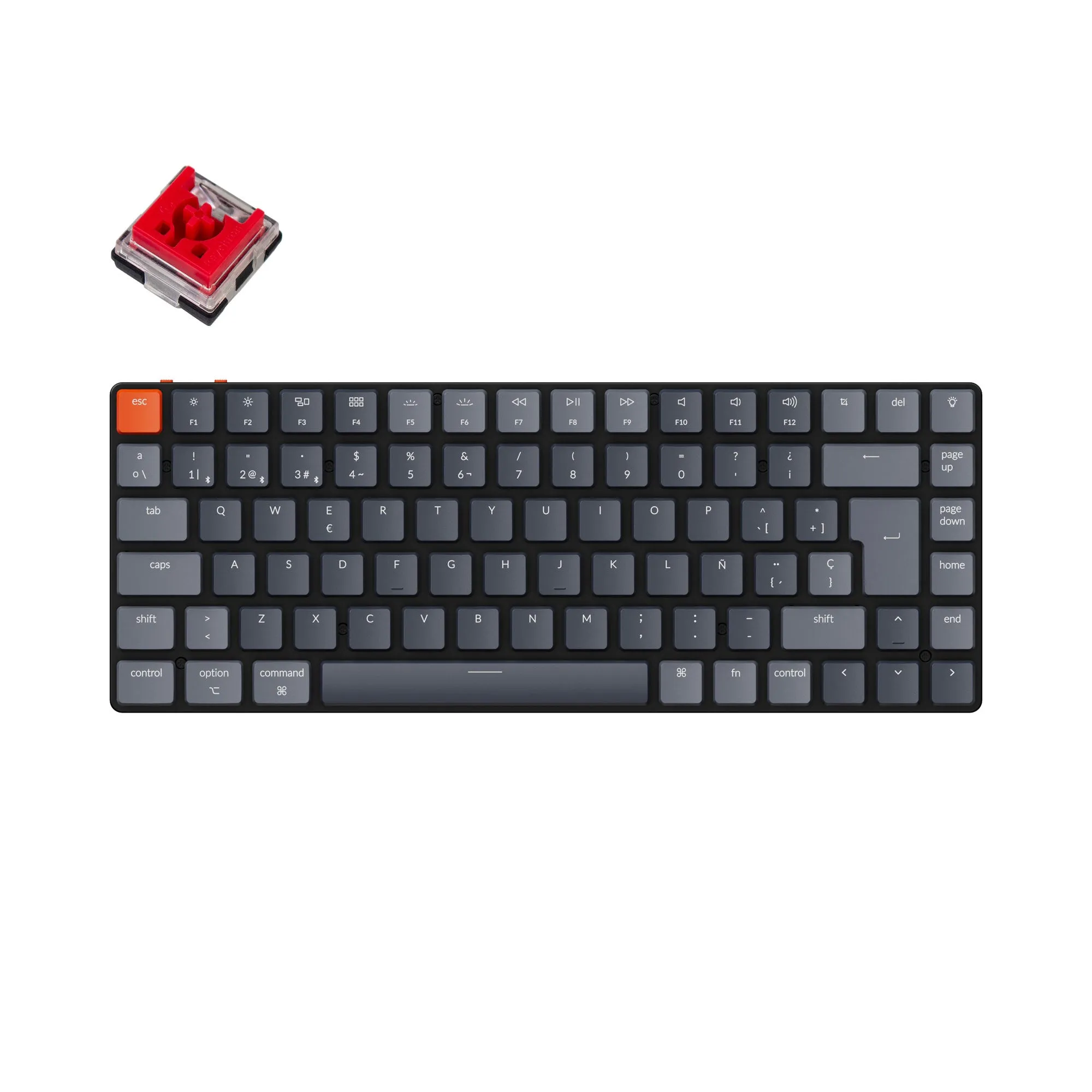 Keychron K3 Ultra-slim Wireless Mechanical Keyboard (Spanish ISO Layout) - Version 2