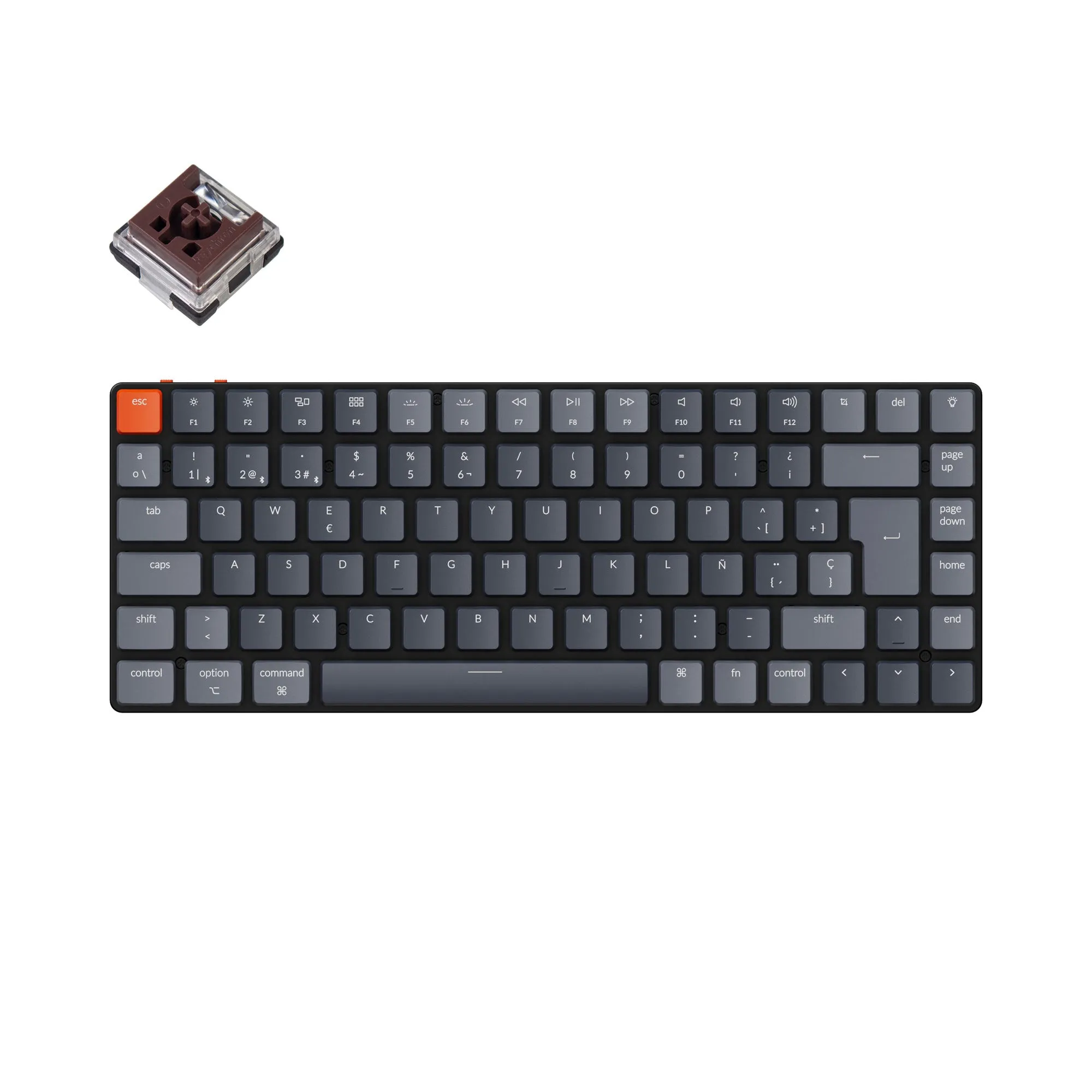 Keychron K3 Ultra-slim Wireless Mechanical Keyboard (Spanish ISO Layout) - Version 2