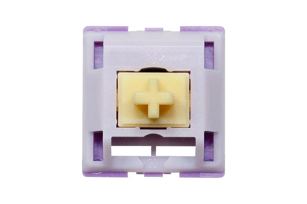 KTT Hyacinth Switch Linear 45g MX switch for Mechanical Keyboard Factory Lubed PC Nylon POM Long Spring