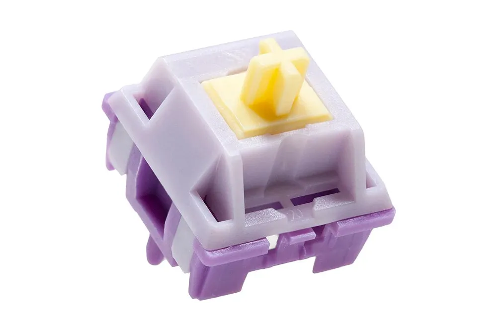 KTT Hyacinth Switch Linear 45g MX switch for Mechanical Keyboard Factory Lubed PC Nylon POM Long Spring