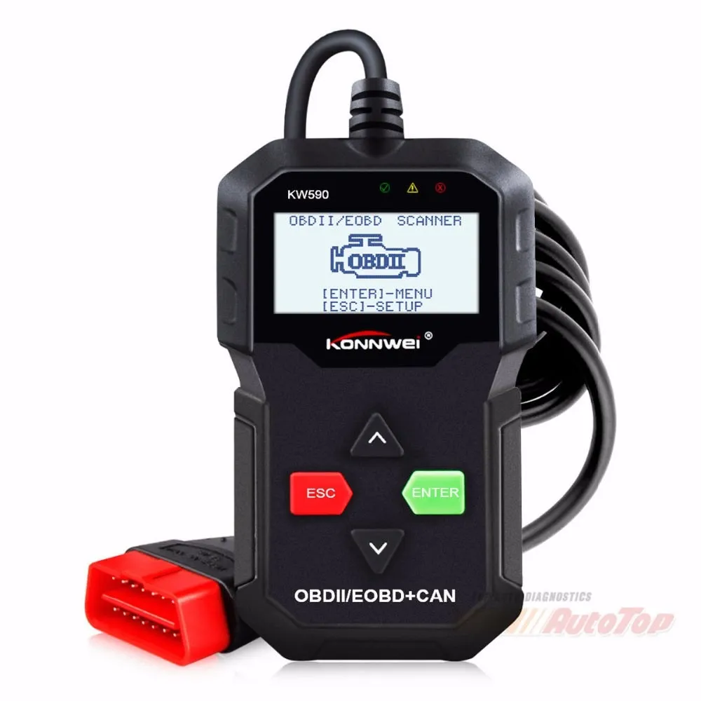 KW590 OBD2 Scanner Code Reader