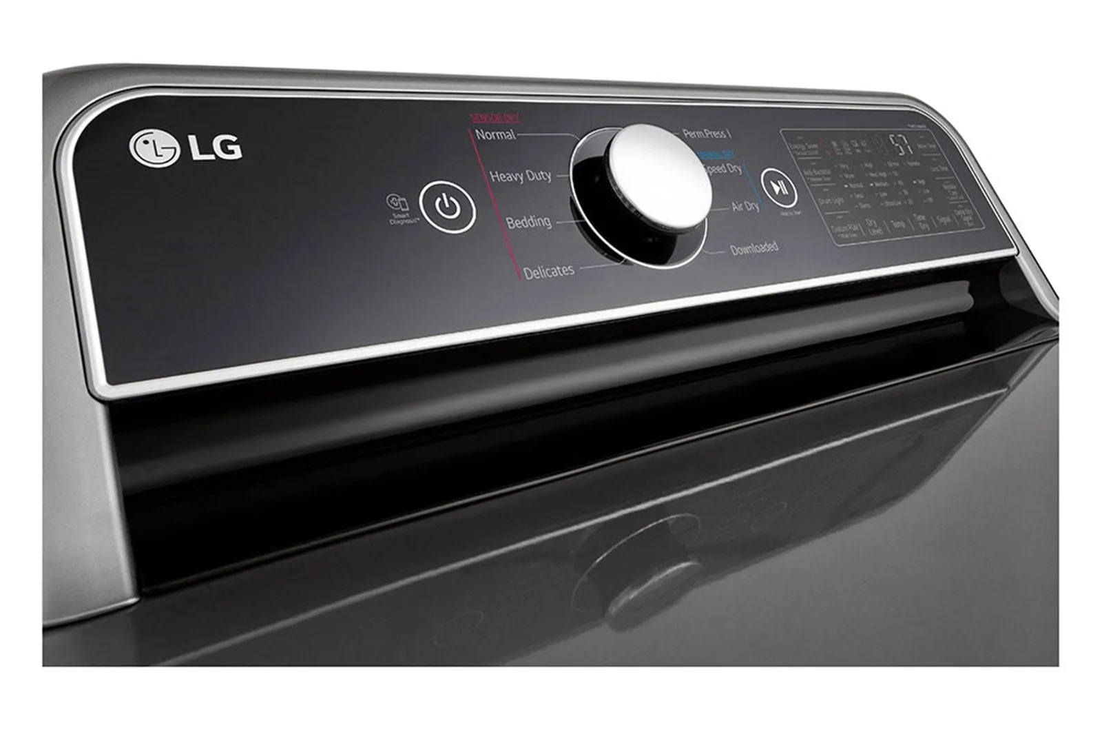 Lg 7.3 cu. ft. Ultra Large Capacity Smart wi-fi Enabled Rear Control Gas Dryer with EasyLoad™ Door