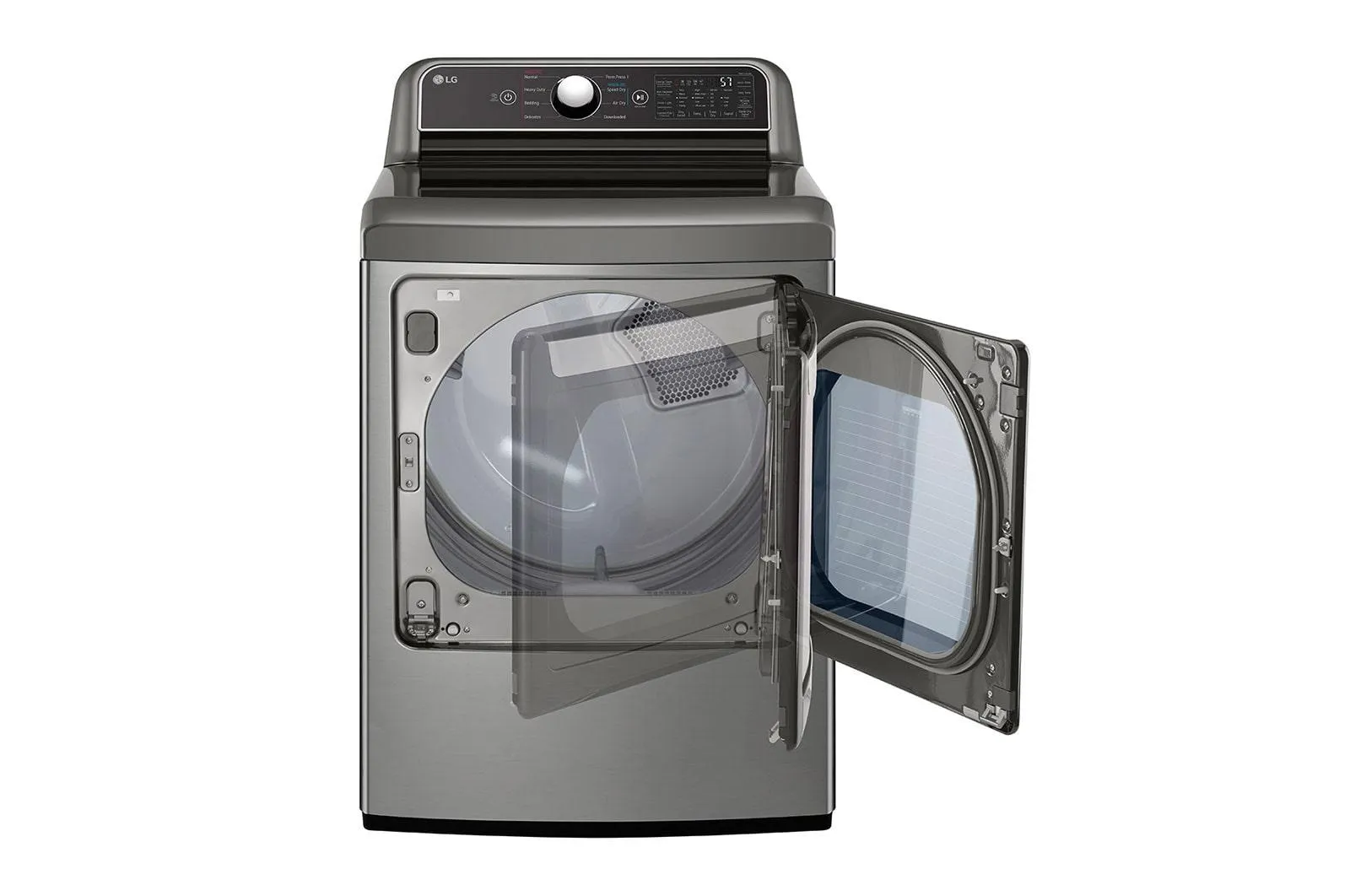 Lg 7.3 cu. ft. Ultra Large Capacity Smart wi-fi Enabled Rear Control Gas Dryer with EasyLoad™ Door