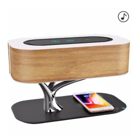 Light of the tree new technology fast wireless charger with speaker and bedside lamp