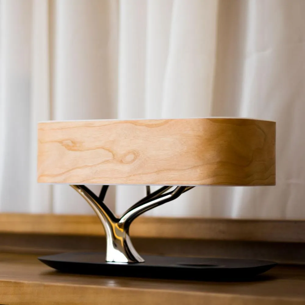 Light of the tree new technology fast wireless charger with speaker and bedside lamp