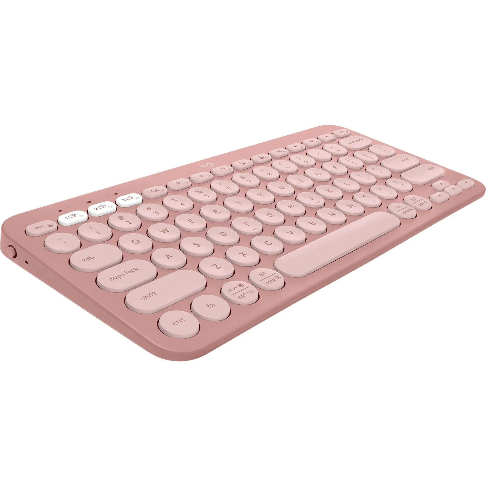 Logitech K380S Pebble Keys 2 Wireless Keyboard (Rose)