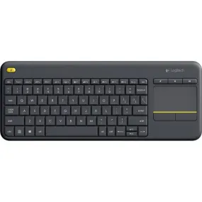 Logitech K400 Plus Wireless Touch Keyboard - Black