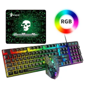 LovelyRLovely Kuiying T6RGB Luminous Keyboard And Mouse Set