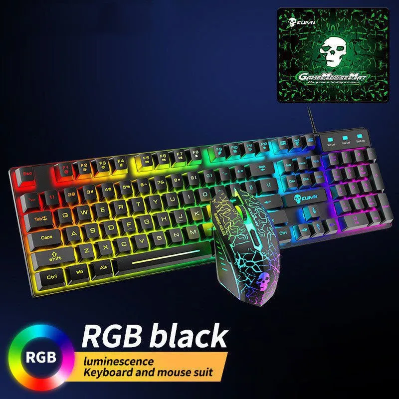 LovelyRLovely Kuiying T6RGB Luminous Keyboard And Mouse Set