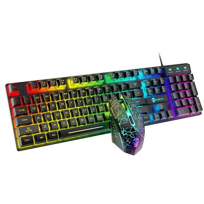 LovelyRLovely Kuiying T6RGB Luminous Keyboard And Mouse Set