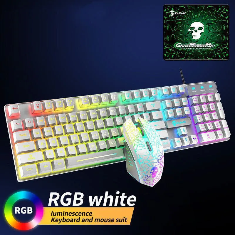 LovelyRLovely Kuiying T6RGB Luminous Keyboard And Mouse Set