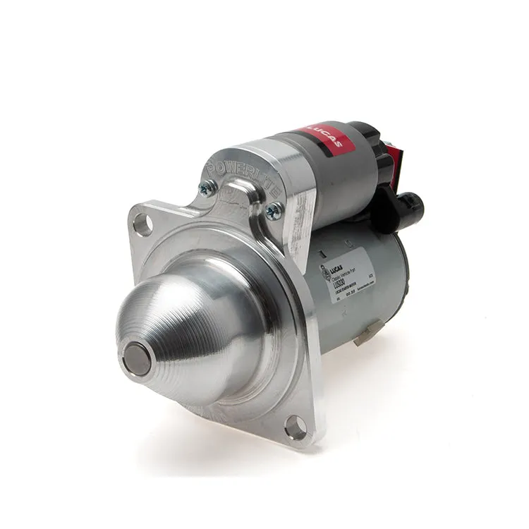 Lucas ultra compact starter, fits Classic Mini with inertia type motor. 9 toothed gear.