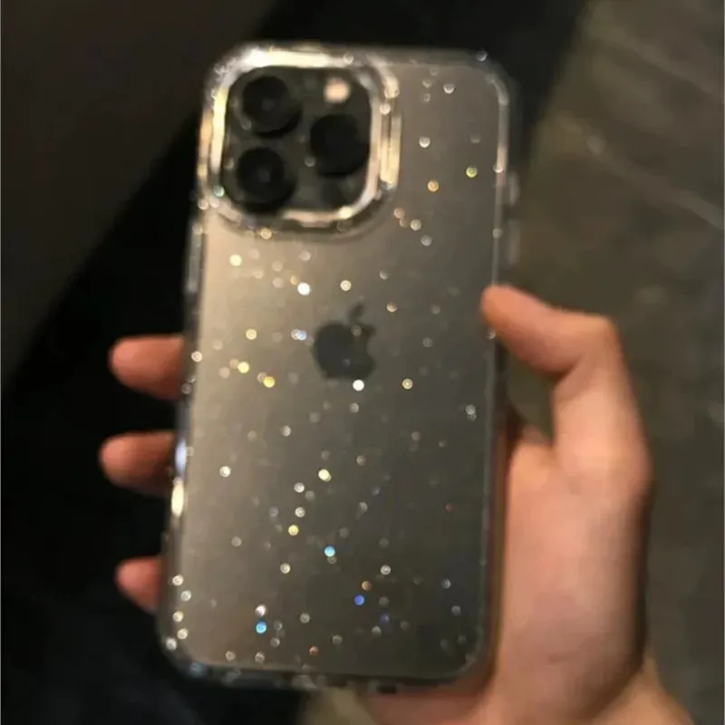 Luxury Glitter Transparent Clear iPhone Case