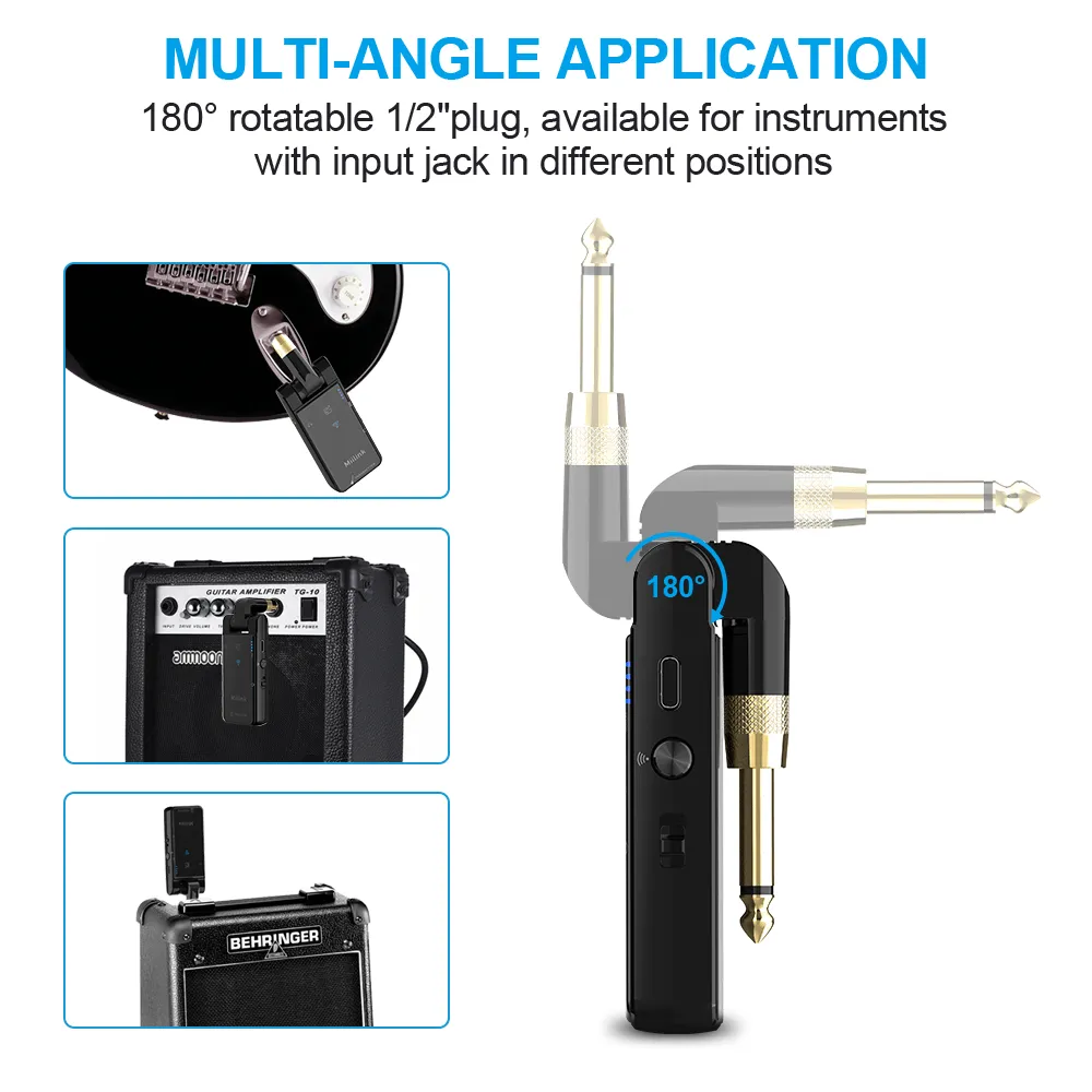 M2 Wireless Guitar Transmitter & Receiver