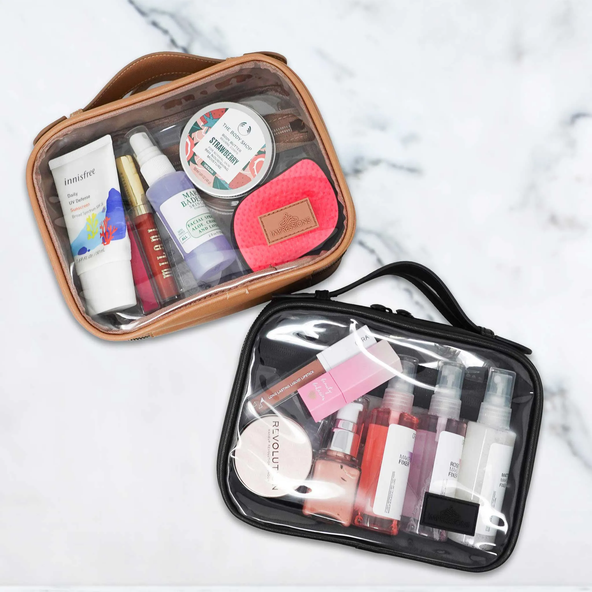 Malta Clear Toiletry Case - Small