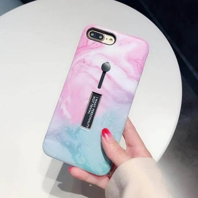 Marble Pattern Soft Silicon Iphone Case