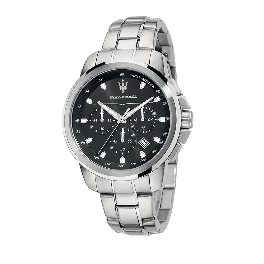 Men Successo Black 44Mm Watch