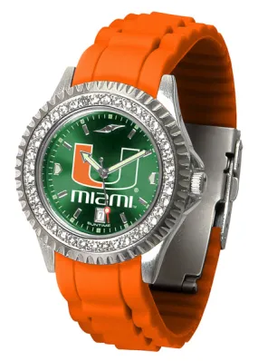 Miami Hurricanes Sparkle Ladies Watch