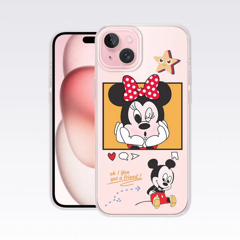 Mickey and Minnie- Minnie Clear Silicon Cover