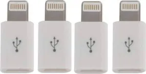 Micro USB, USB OTG Adapter (Pack of 4)